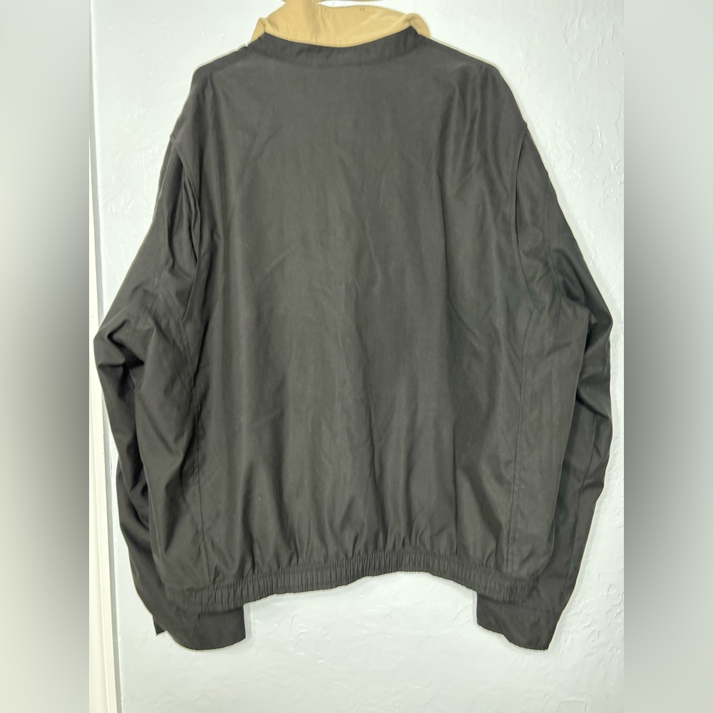 Polo by Ralph Lauren Black Windbreaker Harrington Jacket - Picture 2 of 8